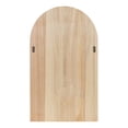thumbnail image 5 of Kate and Laurel Astora Modern Arched Wall Mirror, 18 x 30, Natural Wood, Scandinavian Framed Mirror for Storage and Display, 5 of 9