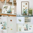 thumbnail image 6 of 8 Sheets Turtle Wall Stickers Sea Grass Ocean Summer Self Adhesive Window Decals Peel and Stick Clings PVC Waterproof Decor, 6 of 9