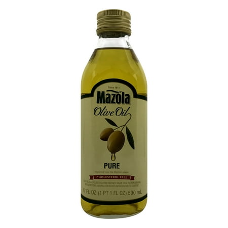 Mazola Cholesterol-Free Pure Olive Oil, 17 Fl Oz