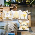thumbnail image 2 of Christmas Gold White Throw Pillow Covers 20x20 Inch Set of 4 Snowflakes Decorations Cushion Cases Xmas Decor for Couch Sofa Car Bedroom, 2 of 6