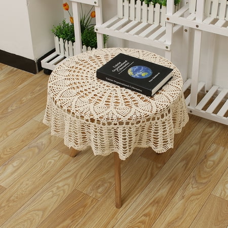 50inch tablecloth cloth crochet cotton lace floral round table