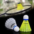 thumbnail image 2 of 6pcs/set Nylon Shuttlecock Table Fiber Ball Head Full Round Wool Style Plastic Badminton for Outdoor Training Use Durable White, 2 of 6