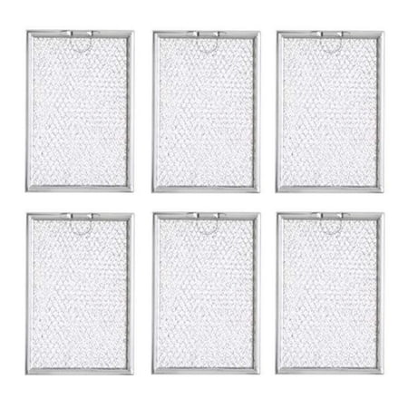 

Filter Everything Replacement Filters Compatible With LG / Zenith 4358853 Aluminum Filters - 5 x 7-5/8 x 3/32 (6-Pack)