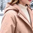 thumbnail image 3 of Girl's Zip up Hooded Rain Jackets, Drawstring Waist Long Sleeve Windbreaker, Lightweight Waterproof Rain Coat with Zip Pockets, 14-15 Years, 3 of 9