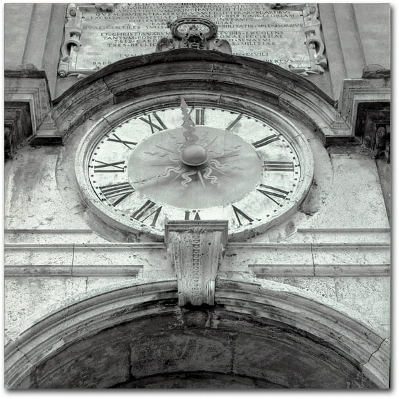 Trademark Fine Art "Il Grande Ororlogio I" Canvas Art by Alan Blaustein