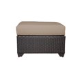 thumbnail image 3 of TKC Barbados Patio Wicker Ottoman in Wheat, 3 of 6