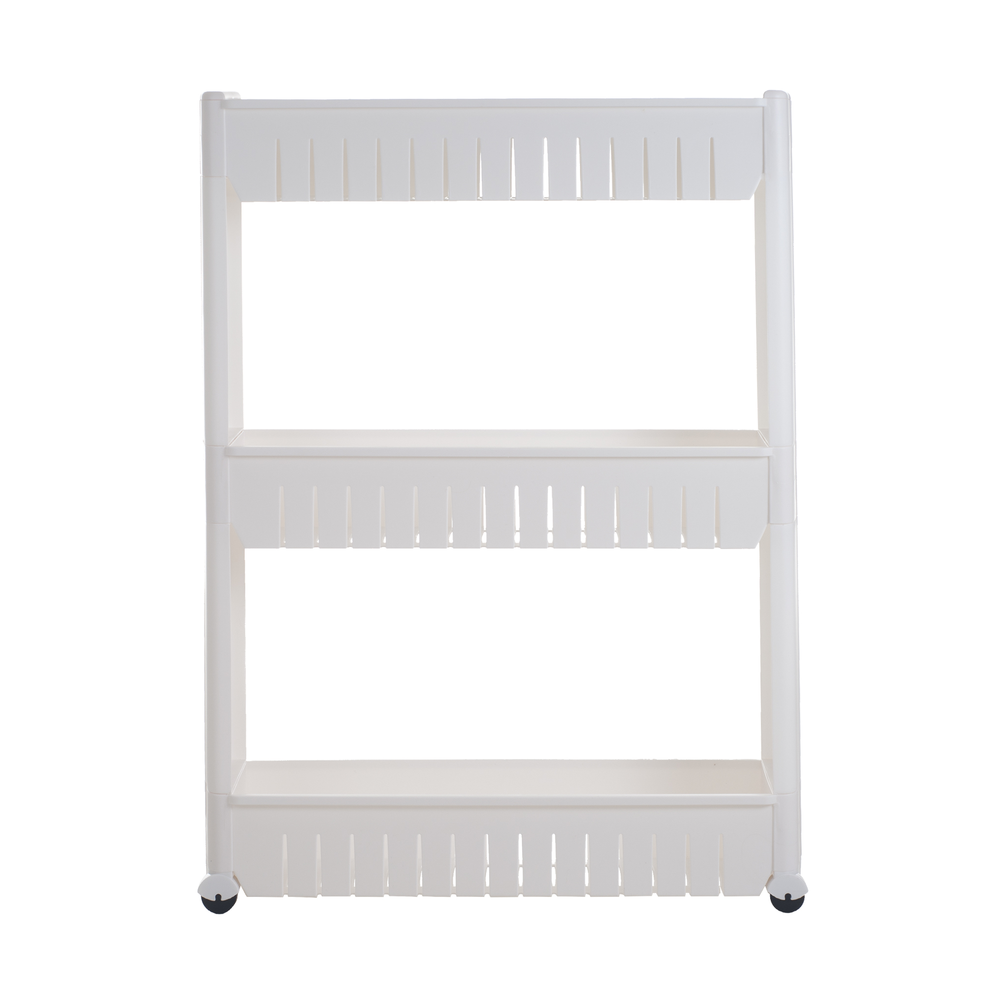 Everyday Home Portable Plastic Shelving Unit Organizer with 3 Large Storage Baskets, up to 100lb capacity - image 3 of 5