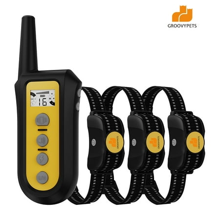 UPC: 0646648806583 | 3-Dog Kit-650 YD Remote Dog Training Shock Collar w/ Auto Anti Bark  Humane Beep  Vibration  Static Shock and Waterproof Long Lasting Rechargeable Battery for Small Medium Large Dogs