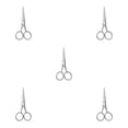thumbnail image 3 of Vogacara Tijeras para bigote resistentes al desgaste, herramientas de limpieza convenientes a la moda, cortadora de belleza, fiesta de negocios, ronda Type2 NO2 Vogacara CBP269050, 3 of 5