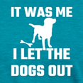 thumbnail image 3 of CafePress - It Was Me I Let The Dogs Out T Shirt - Womens Tri-blend T-Shirt, 3 of 4