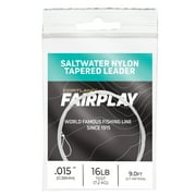 Cortland Fairplay Saltwater 9 Foot Tapered Leader, 16-Pound Test, 609464