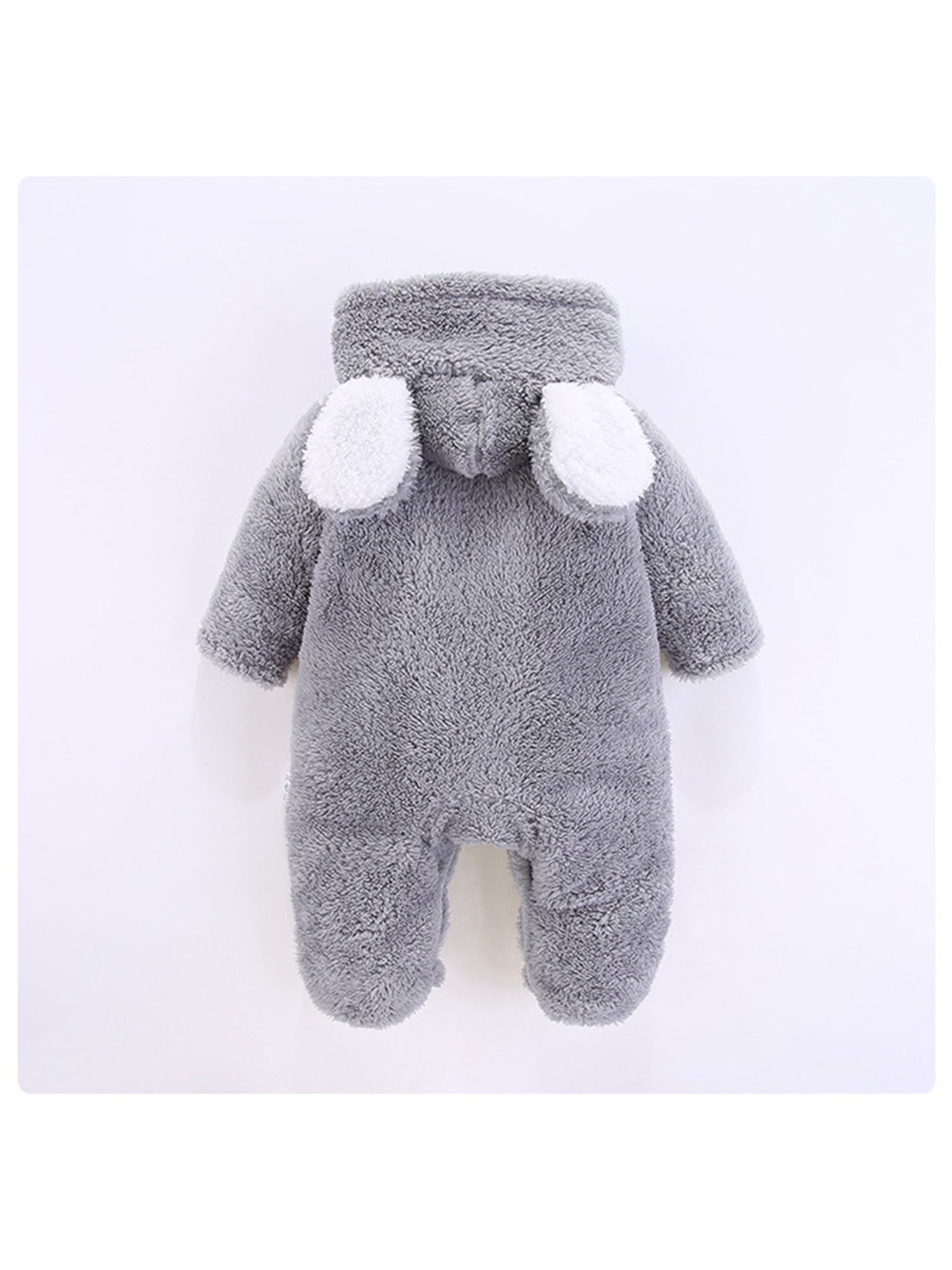 Doladola Baby Hooded Onesies Cartoon Animal Romper Baby Loungewear Pasgeboren Outfits Jumpsuit (Tijger, 6-12 maanden
