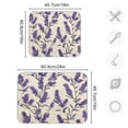 thumbnail image 3 of Kitchen Drying Mat 16x18In Drying Dish Mat Dish Drying Mats Kitchen Countertop Multi-Function Drain Drying Mat Kitchen Table Purple Lavender1, 3 of 8