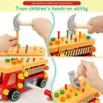 thumbnail image 4 of Kids Tool Set for Boys, Wooden Toddler Tool Bench Montessori Toys for 2+Year Old, 62 Pcs Construction Educational Pretend Play for Age 2-5 Birthday Gift, 4 of 9