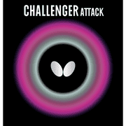 Butterfly Challenger Attack Table Tennis Rubber | Butterfly Table Tennis Rubber | 1.5 mm, 1.9 mm, or 2.1 mm | Red or Black | 1 Pips Out Table Tennis Rubber Sheet | Professional Table Tennis Rubber
