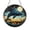 Stained Glass 5.9 Inch, variant on Whale with Night Sky Art Glass Style Decorative Window Hanging