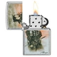 thumbnail image 6 of Zippo Luis Royo Warrior Street Chrome Pocket Lighter, 6 of 6