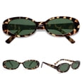thumbnail image 3 of Gafas de sol VANLINKER de los años 90, polarizadas, retro, ovaladas, con lente verde, 3 of 5