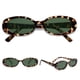 thumbnail image 3 of Gafas de sol VANLINKER de los años 90, polarizadas, retro, ovaladas, con lente verde, 3 of 5