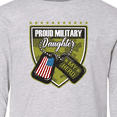 thumbnail image 4 of Inktastic Proud Military Daughter Soldier Hero Long Sleeve Youth T-Shirt, 4 of 5