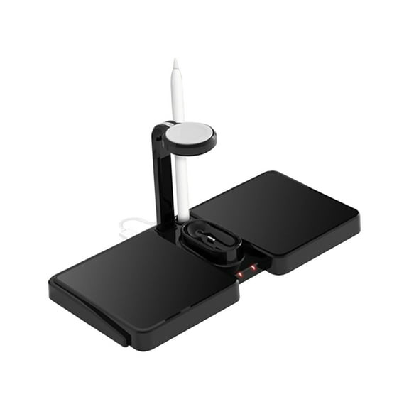 Wireless Charging Station 4 In 1 Charging Station For Multiple Devices 10W Wireless Charger Stand Compatible With IOS/Android on Clearance
