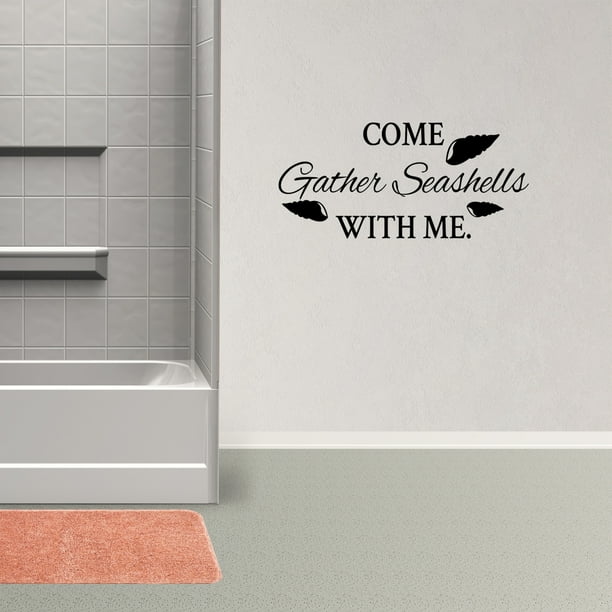 Wall Decal E Come Gather Seas With Me Ocean Theme - Nautical Theme Wall Decal Wall Decal E Come Gather Seas With Me Ocean Theme - Nautical Theme Wall Decal
