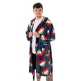thumbnail image 4 of South Park Mens Blue Hooded Bathrobe, 4 of 6