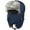 Nary Blue, variant on Men Women Trooper Trapper Hat Warm Winter Hats with Ear Flap Faux Fur Hunting Aviator Hat (Black)
