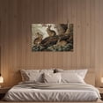 thumbnail image 3 of ZHONGYUTONG Vintage Rabbit Canvas Wall Art Brown Bunny Picture Print Forest Hare Easter Animal Painting for Nursery Decor Framed (28.00" x 42.00"), 3 of 5