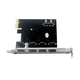 thumbnail image 4 of 2x PCI-E a 4 puertos Tarjeta USB 3.0 Adaptador de extensión de alimentación de Tarjeta de concentrador Macarena Adaptador de tarjeta PCI-E a USB, 4 of 8