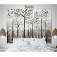 thumbnail image 3 of KaiSha LED Tapestry Wall Hanging; Modern Abstract Trees Scenic View Art Décor Home Decoration Bedroom Forest Nature Landscape Scene, 3 of 10