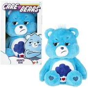 Basic Fun New 2020 Care Bears - Cuddly 14" Big Stuffed Animal - Grumpy Bear - Soft & Huggable!
