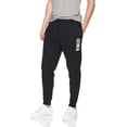 thumbnail image 2 of Daxton Adult Unisex Basic Black Jogger Sweatpants USA Cities States White Letters - Iowa, M, 2 of 5