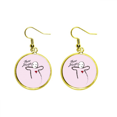 thumbnail image 1 of Abraza la iniciativa del amor. Ear Dangle Golden Drop Earring Jewelry Mujer Unbranded M, 1 of 3