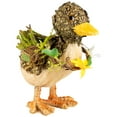 thumbnail image 5 of Northlight Standing Duck Figureine with Floral Wreath - 5.75" - Brown and Ivory, 5 of 7