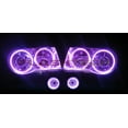 thumbnail image 6 of Flashtech RGB Multi Color LED Halo kit w/ RF for 05-10 Chrysler 300 Headlight & Fog Lights, 6 of 11