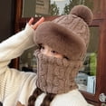 thumbnail image 3 of Gorro Ciclismo Pasamontañas Invierno Cálido Calentador Cuello para Mujer Eléctrico, 3 of 9