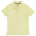 thumbnail image 2 of French Toast Girls School Uniform Short Sleeve Picot Collar Interlock Polo Shirt, 2 of 9