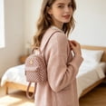 thumbnail image 6 of Korean Fashion Mini Backpack, Lightweight PU Leather Bookbag for School, Trendy Small Daypack for Students, 6 of 7