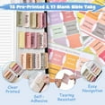 thumbnail image 6 of 25Pcs Bible Journaling Kit, 6 No Bleed Bible Highlighters, 6 Smooth Writing Pens, 90 Bible Tabs, Magnetic Bookmarks, Sticky Notes, Bible Study Supplies, Bible Study Kit for Women, 6 of 7