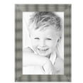 thumbnail image 2 of ArtToFrames 22" x 33" Platinum Ridge Brushed Slvr Picture Frame, 22x33 inch Silver Wood Poster Frame (WOM-5249),  Pack, 2 of 6