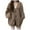 Khaki, variant on Women's Sleepwear Women's Cardigan Sweaters Oversized Button Front V Neck Loose Soft Knit Outwear for Cozy Nights