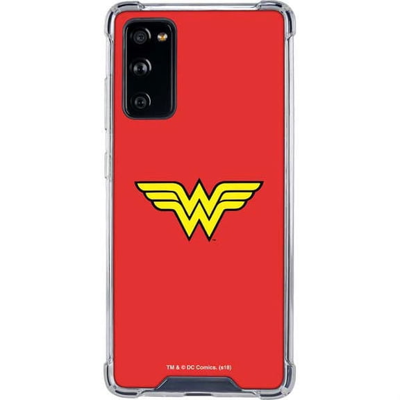 Skinit DC Comics Wonder Woman Official Logo Galaxy S20 FE Clear Case