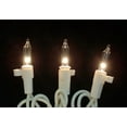 thumbnail image 2 of Set of 100 Clear Mini Replacement Christmas Lights with Clips for Yard Art Decorations 25', 2 of 2