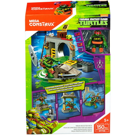 Mega Construx Teenage Mutant Ninja Turtles Ninja Booster (Best Mutants In Mutants Genetic Gladiators)