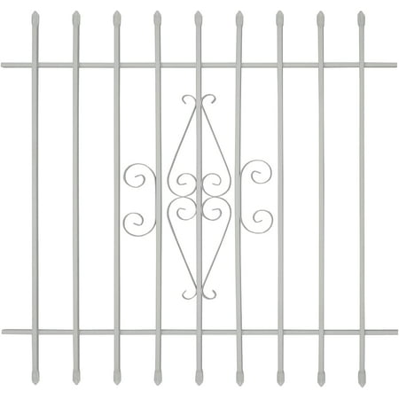 

Grisham Spear Point Window Bar Guard Security Bars for Windows Prevent Burglary(42x42 White Installation accessories are not included.)