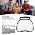 thumbnail image 3 of Controller Carrying Travel Case, EVA 2 Metal Zipper Game Controller Storage Case Soft Liner Large Capacity Waterproof Lanyard Design  For Game Controller, 3 of 8