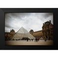 thumbnail image 2 of Berzel, Erin 14x11 Black Modern Framed Museum Art Print Titled - The Louvre I, 2 of 5