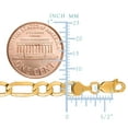 thumbnail image 2 of 10k Yellow Gold Hollow Figaro Chain Necklace, 5.4mm, 18", 2 of 5