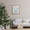 thumbnail image 2 of Stupell Industries Gnome For The Holidays Nautical Graphic Art Metallic Gold Floating Framed Canvas Print Wall Art, Design by Jennifer Pugh, 2 of 6
